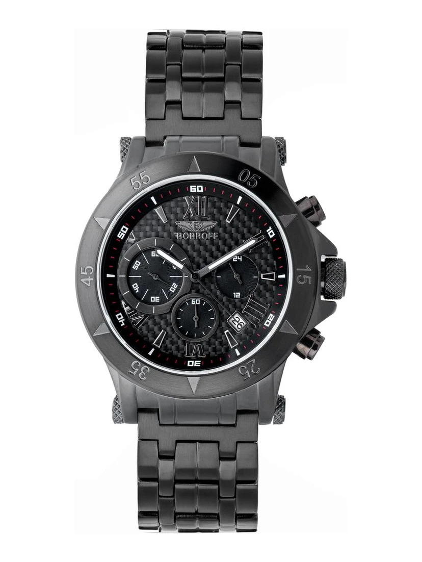 Black Stainless Steel Dress Watch
