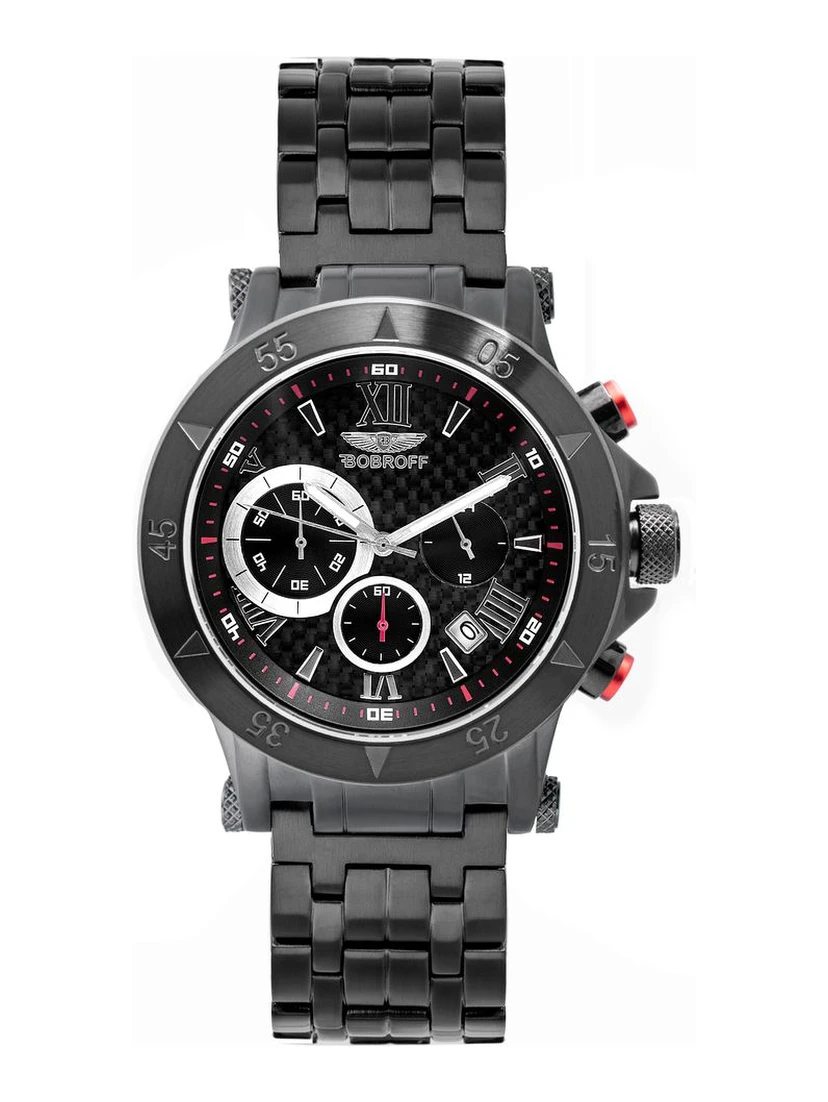 Black Stainless Steel Dress Watch