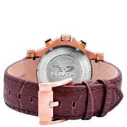 Brown Leather Dress Watch