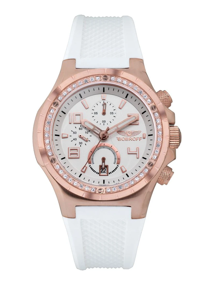 White Rubber Bracelet Watch