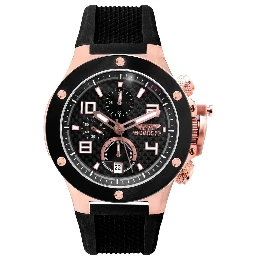 Black Rubber Dress Watch