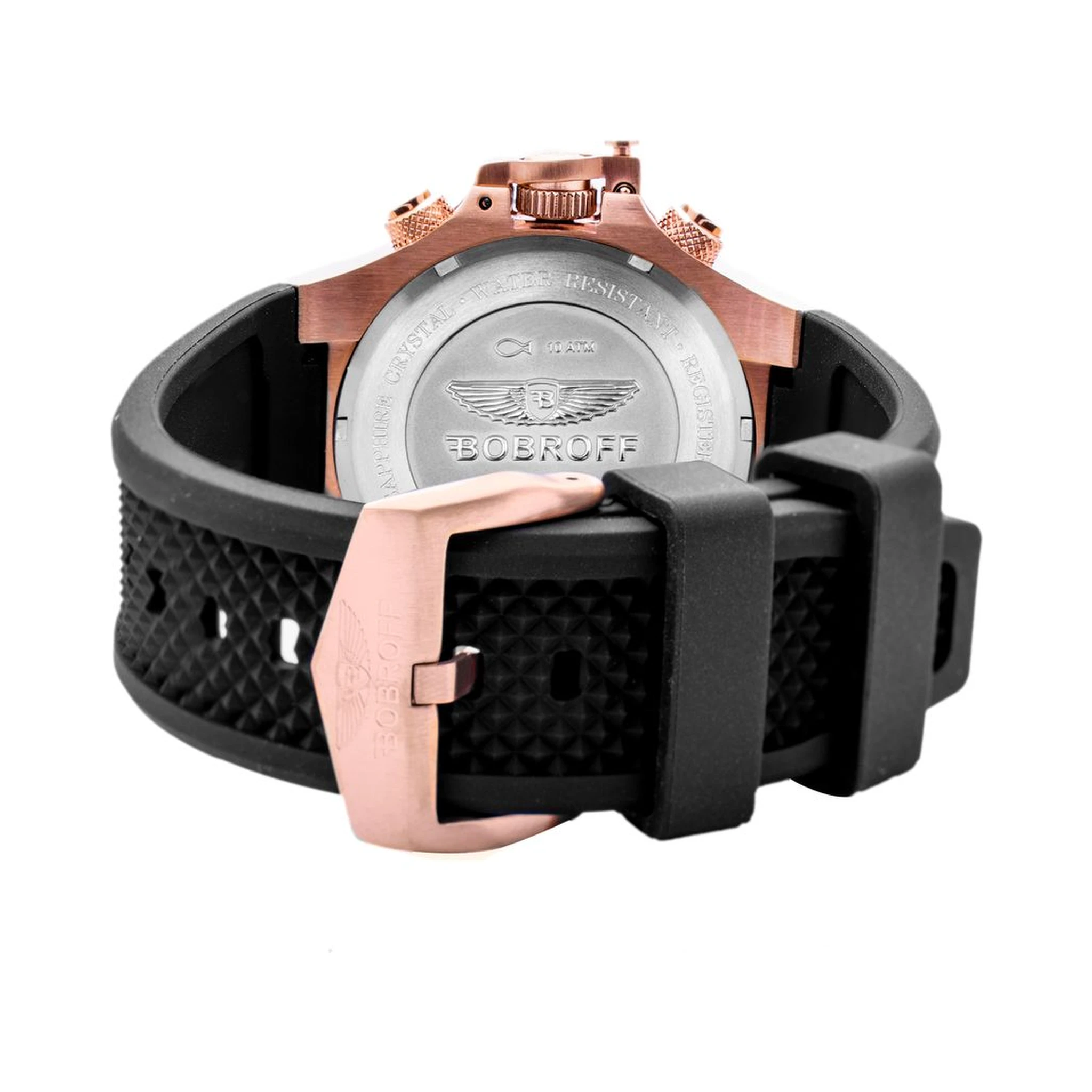 Black Rubber Dress Watch