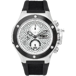 Black Rubber Bracelet Watch