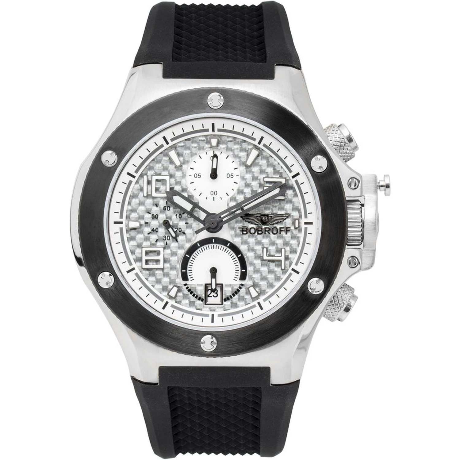 Black Rubber Bracelet Watch