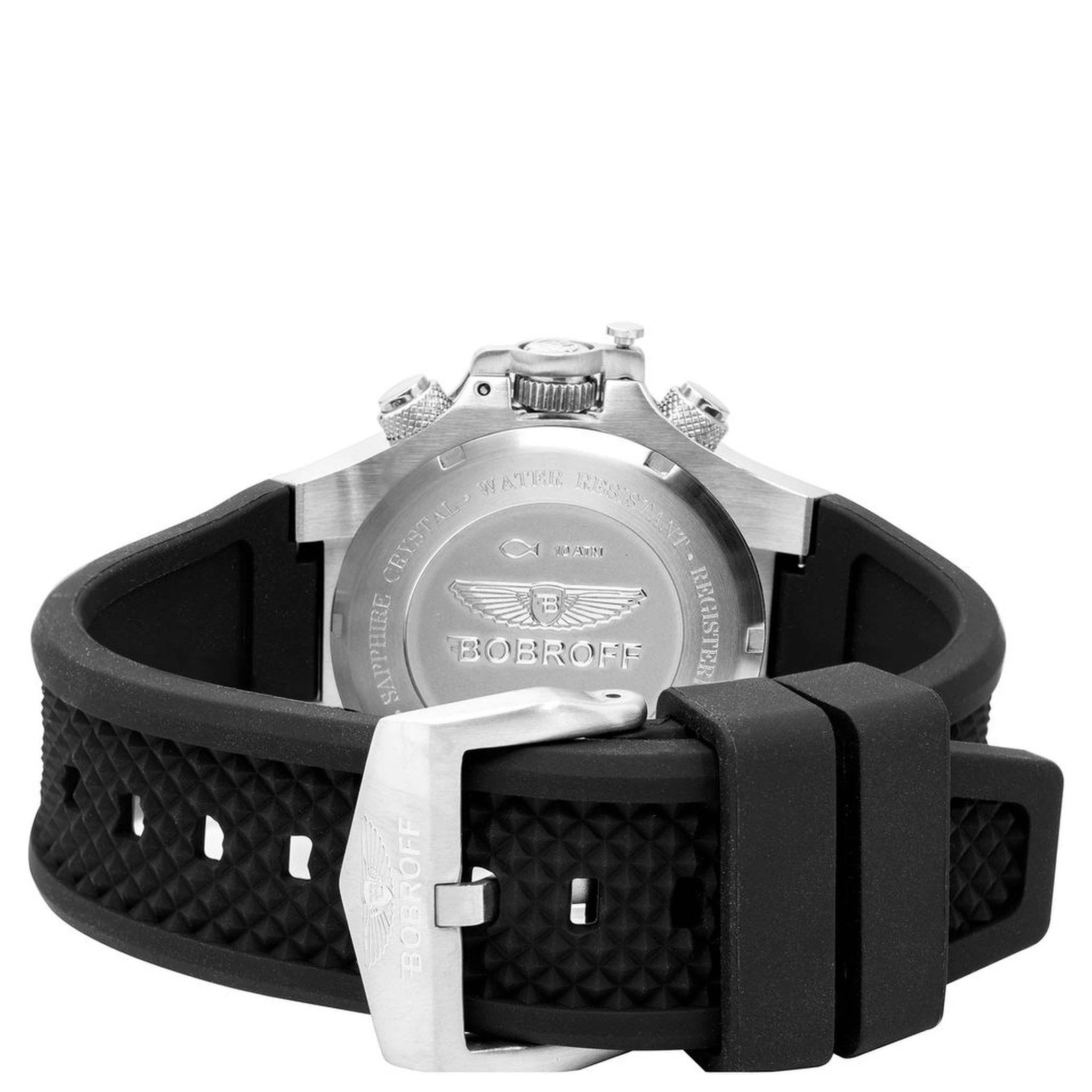 Black Rubber Bracelet Watch