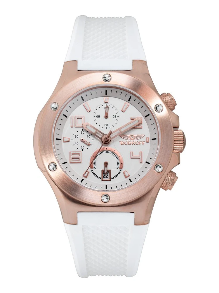 White Rubber Bracelet Watch