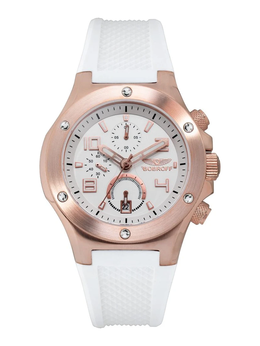 White Rubber Bracelet Watch