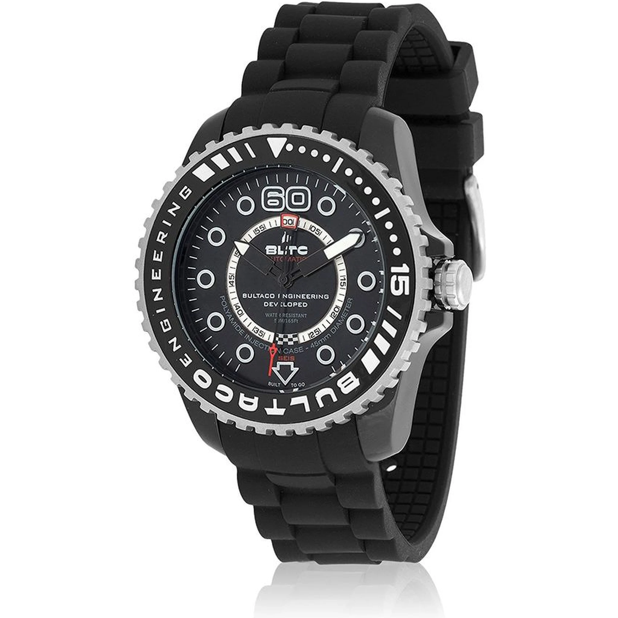 Black Synthetic Sport Watch