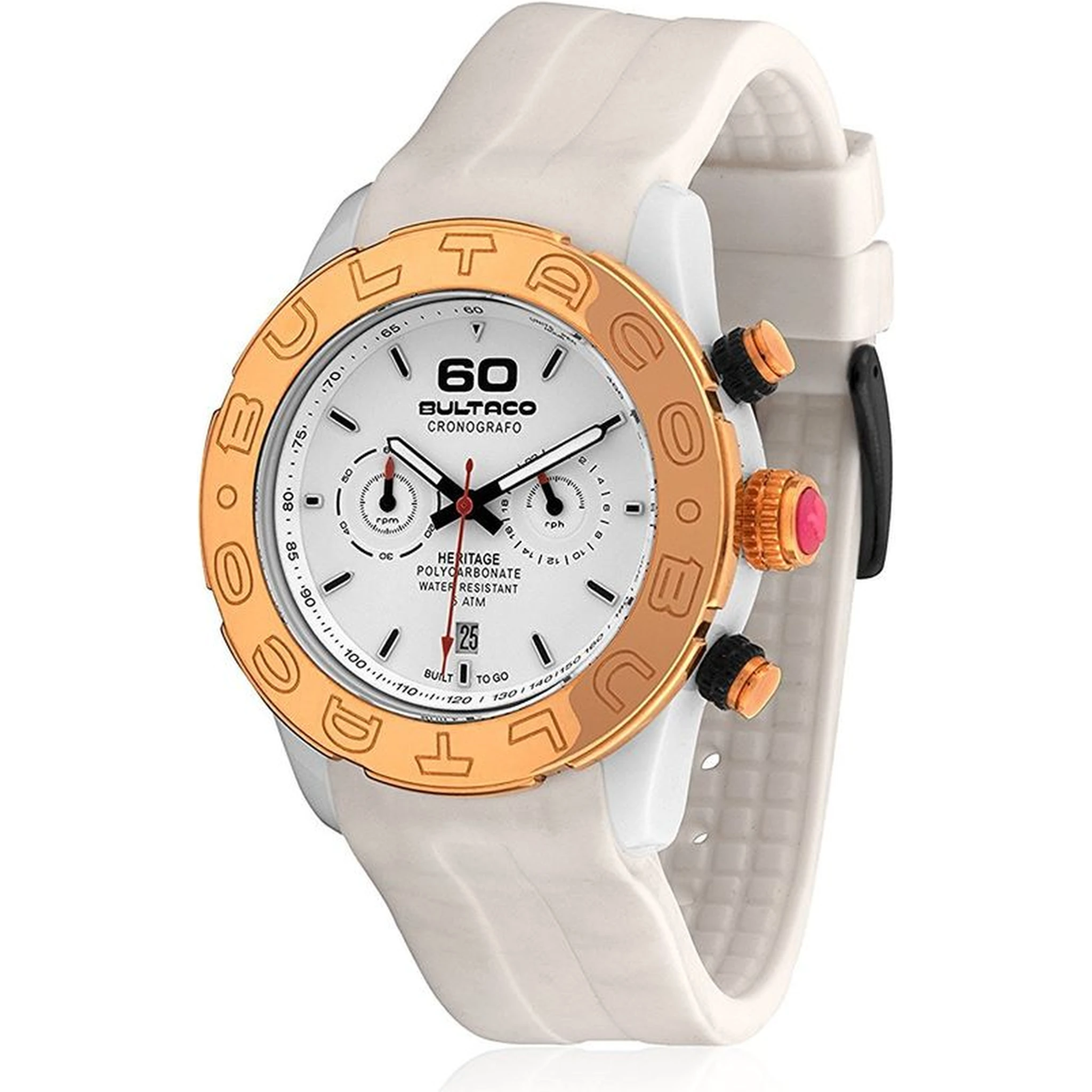 White Rubber Sport Watch