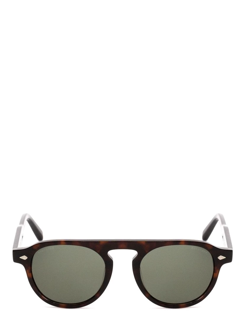 نظارات شمسية بنية اللون من الأسيتات