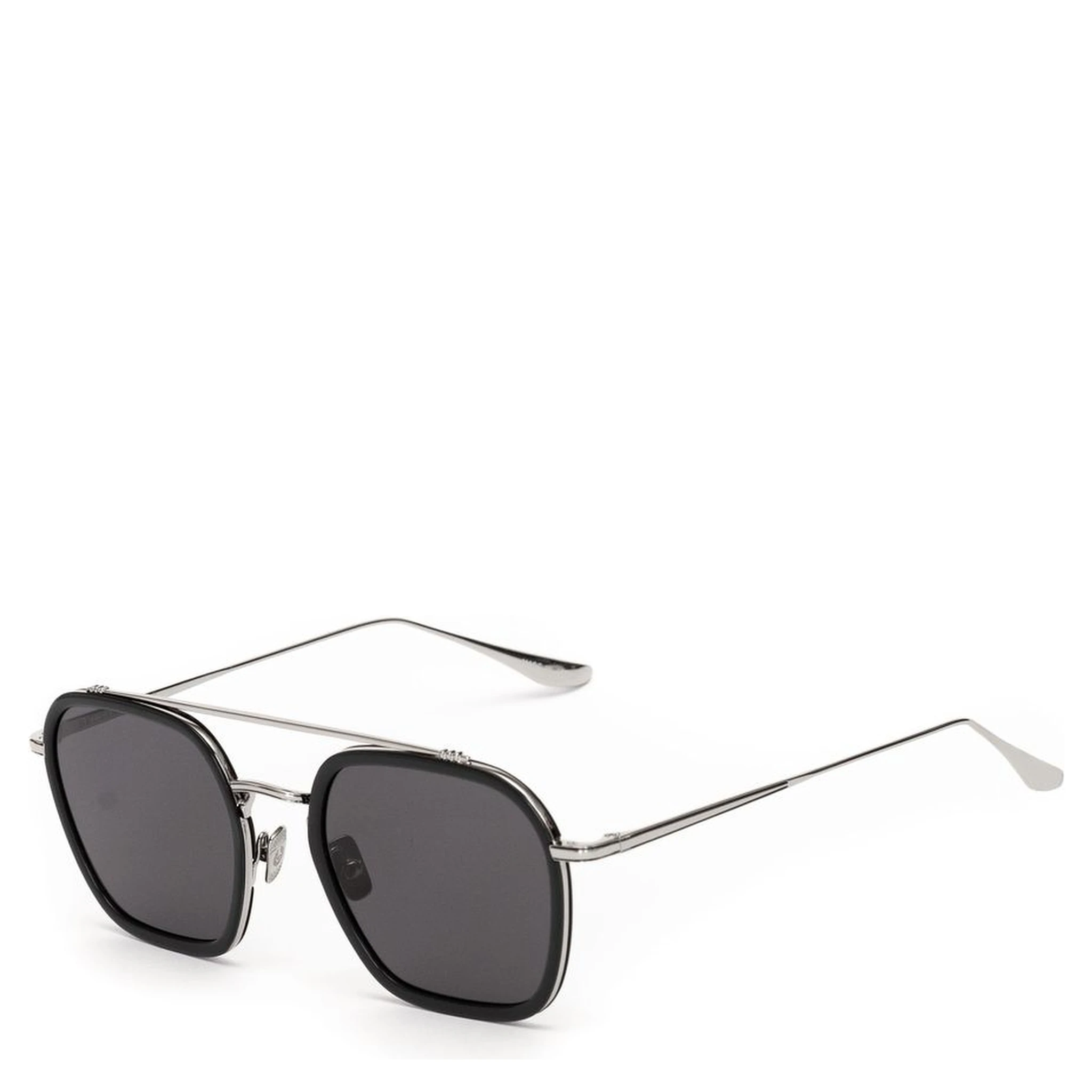 Gray Stainless Steel Sunglasses