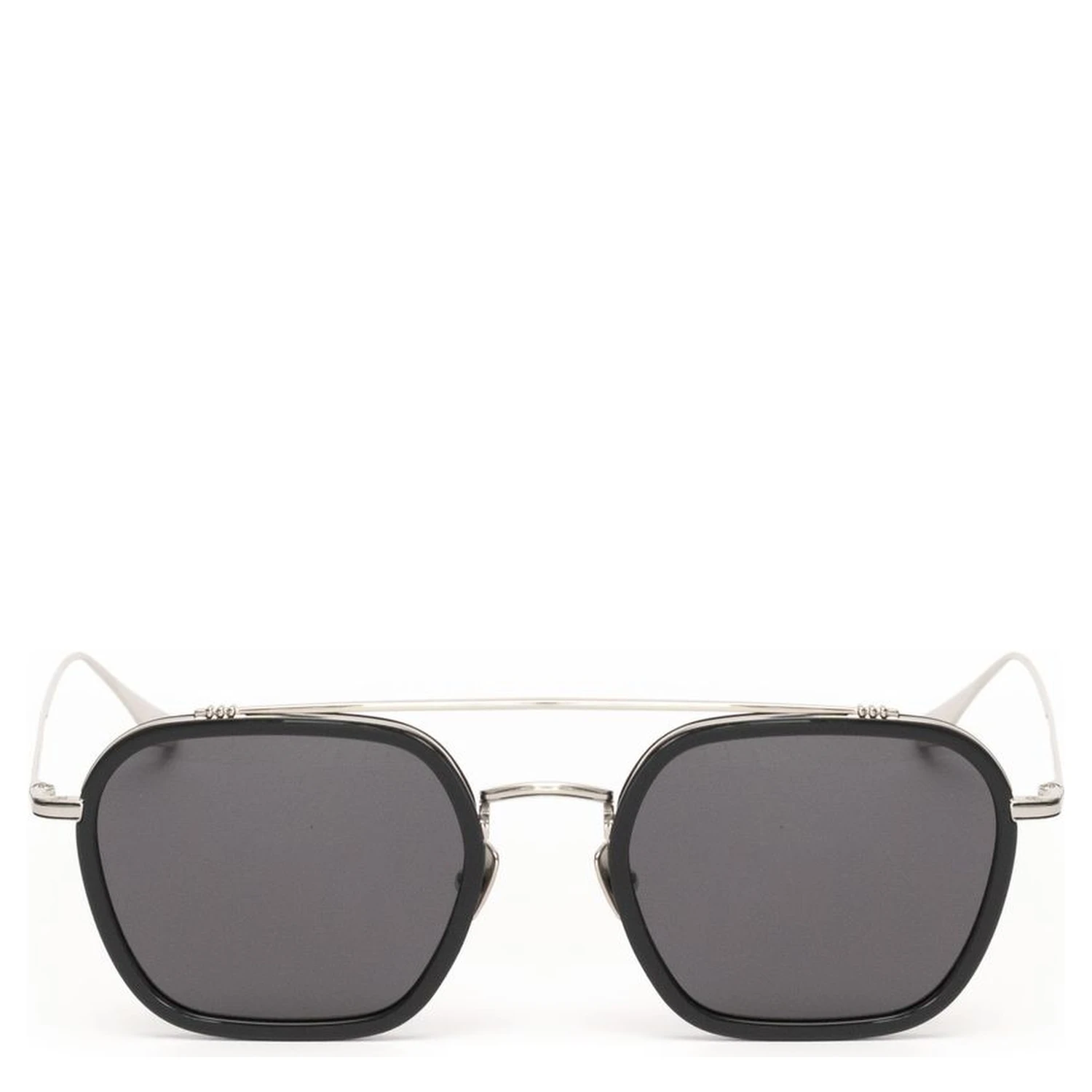 Gray Stainless Steel Sunglasses