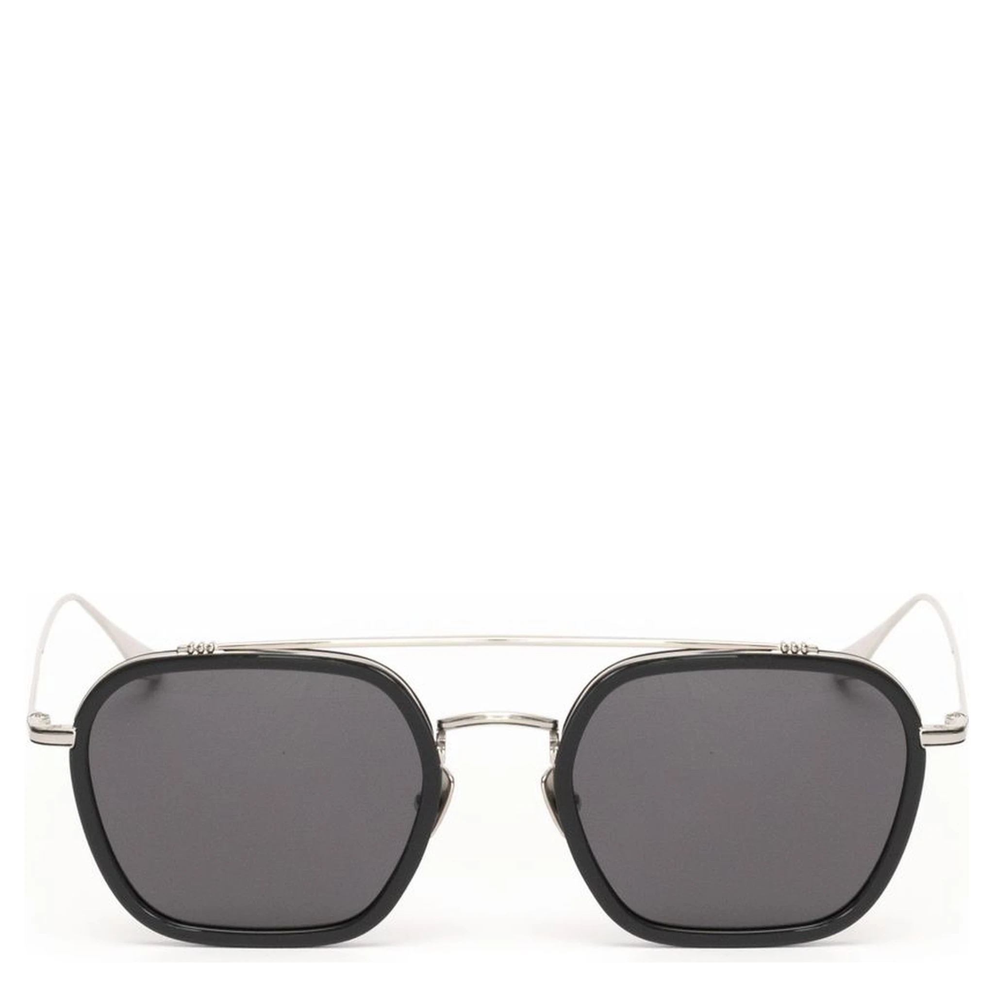 Gray Stainless Steel Sunglasses