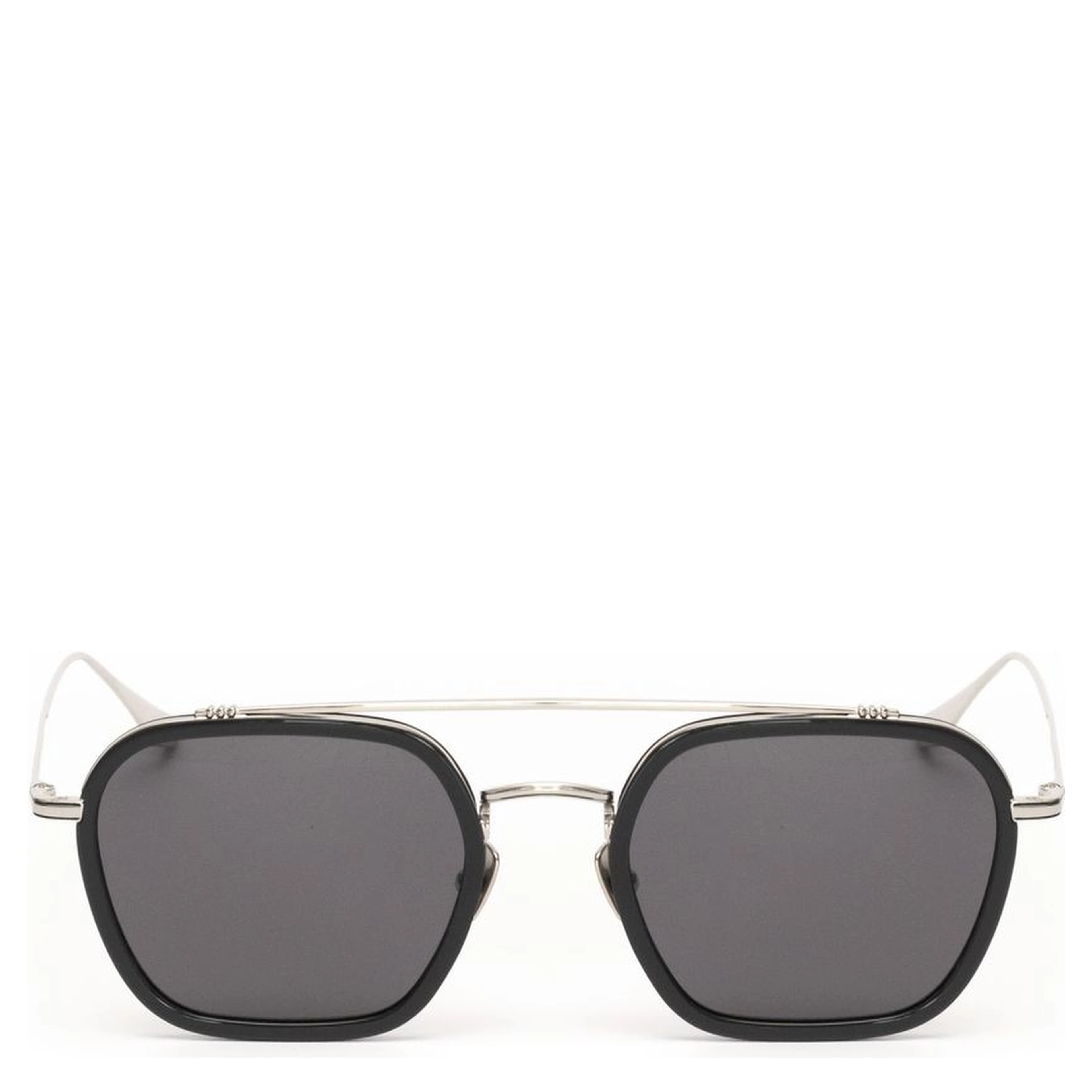 Gray Stainless Steel Sunglasses