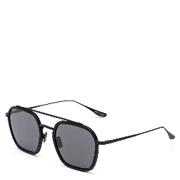 Black Stainless Steel Sunglasses