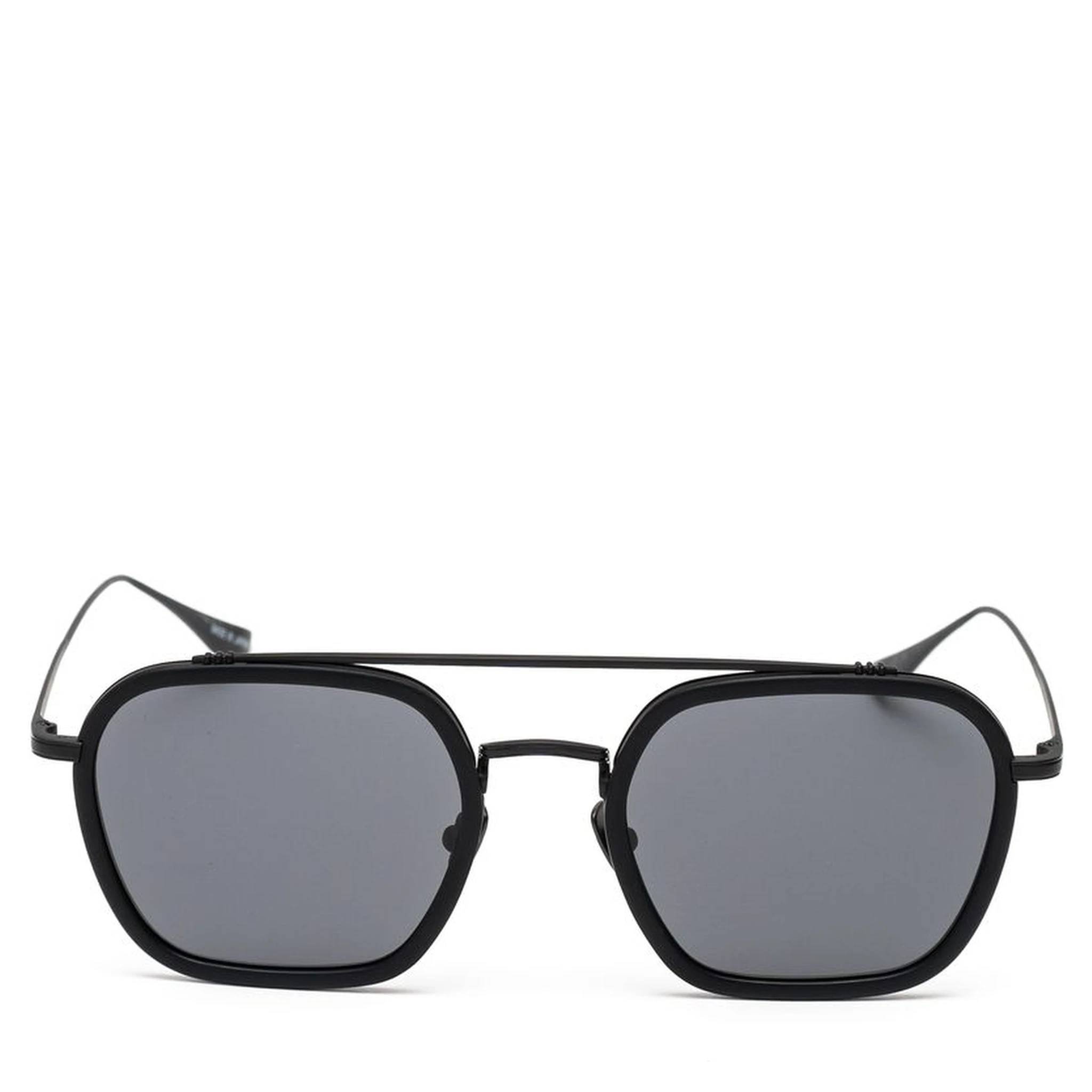 Black Stainless Steel Sunglasses