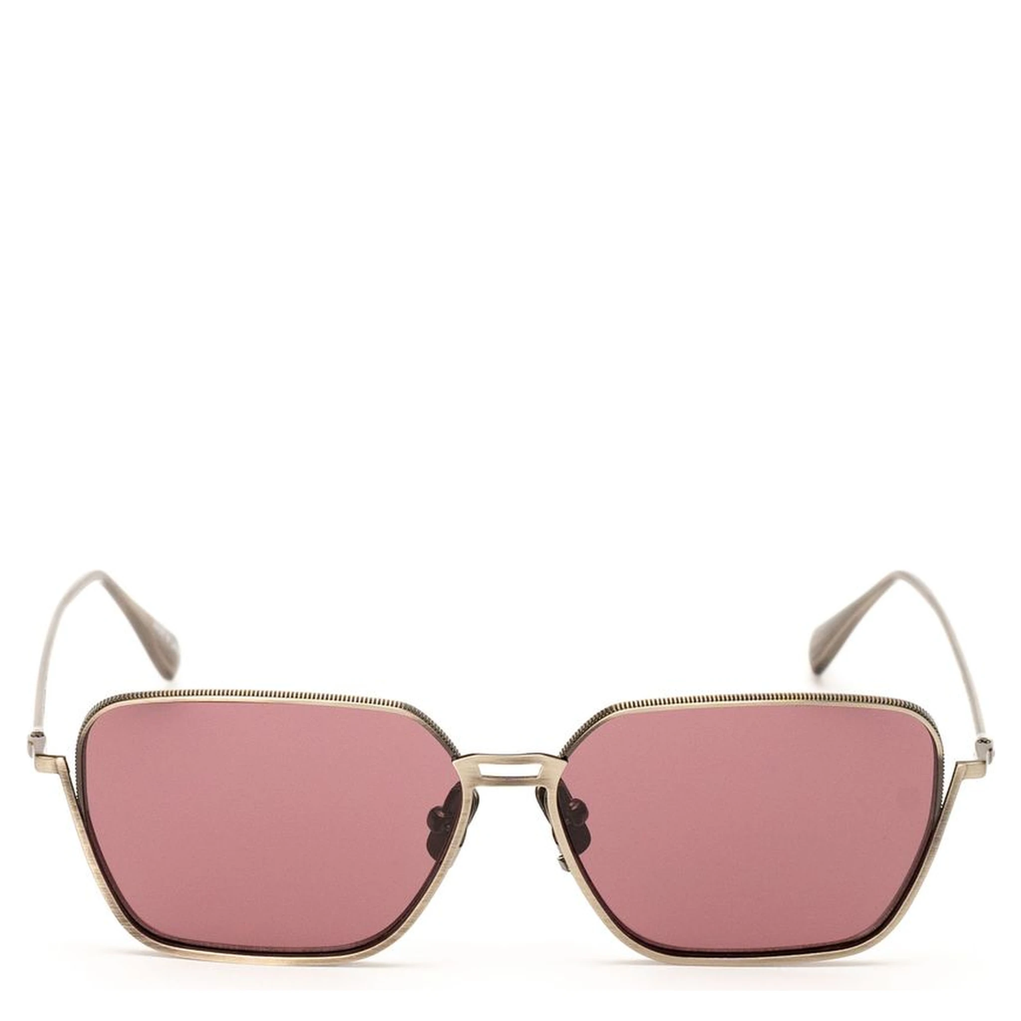 Gray Stainless Steel Sunglasses