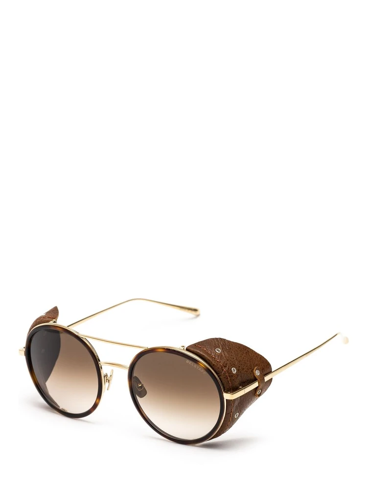 نظارات شمسية من التيتانيوم الذهبي