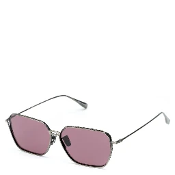 Gray Stainless Steel Sunglasses