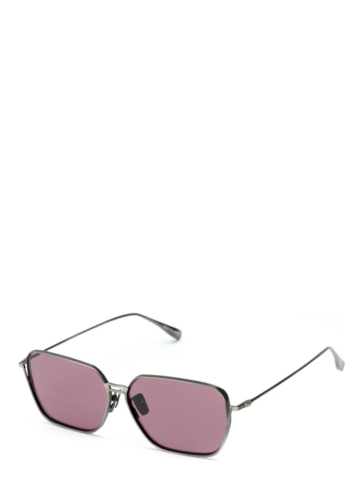 Gray Stainless Steel Sunglasses