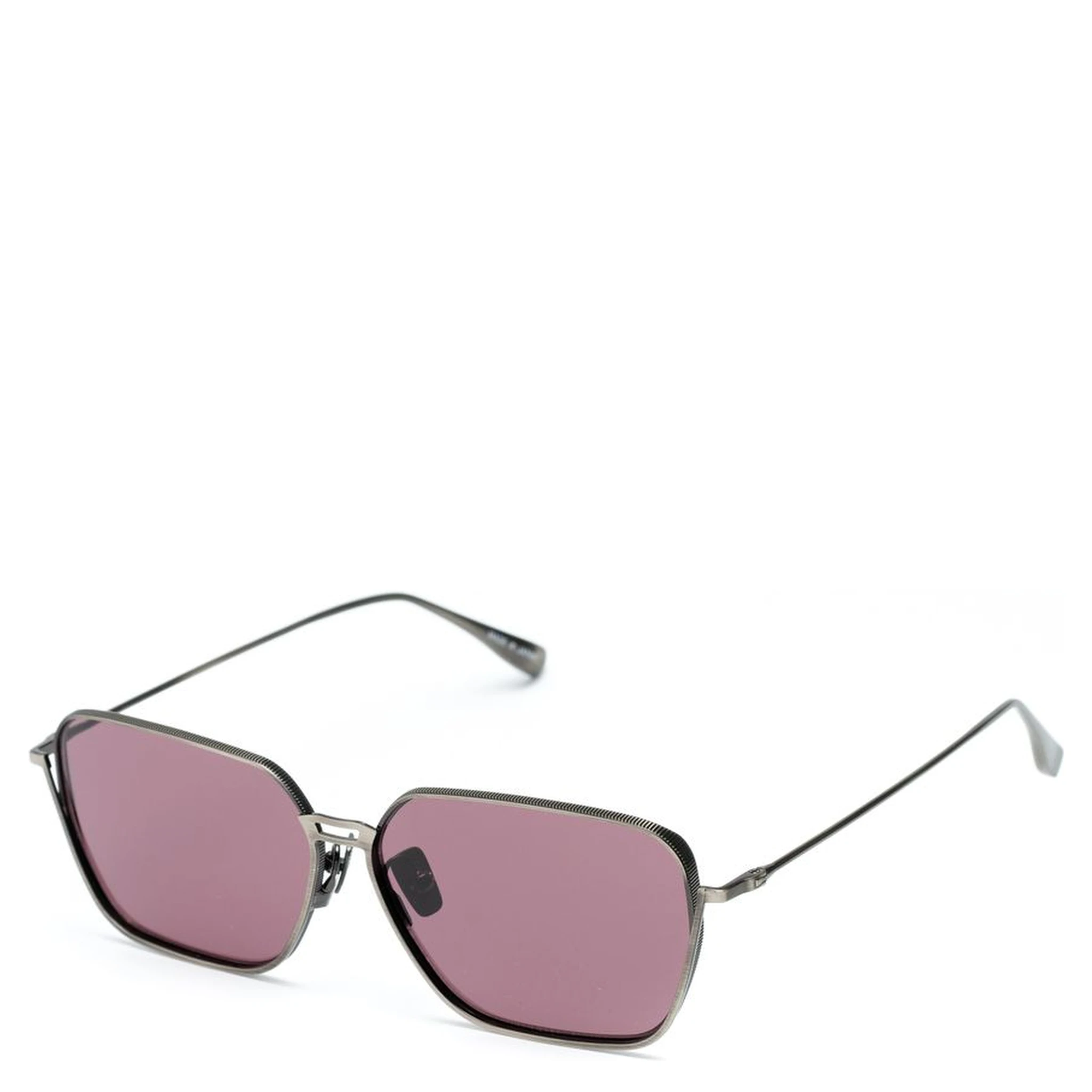 Gray Stainless Steel Sunglasses