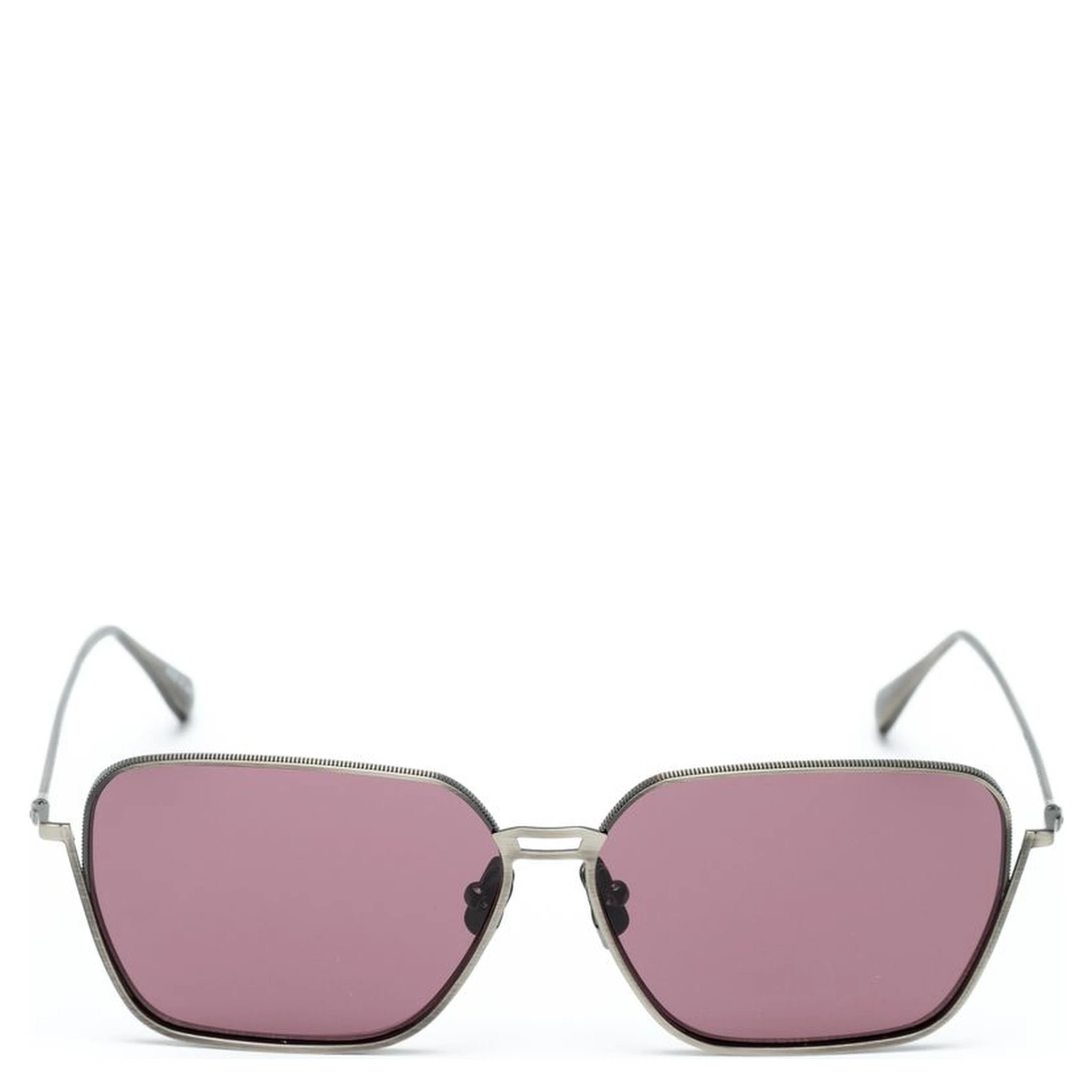 Gray Stainless Steel Sunglasses