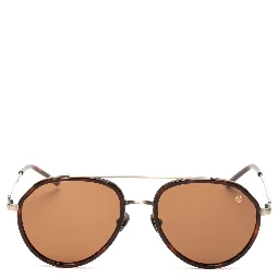 Brown Titanium Sunglasses
