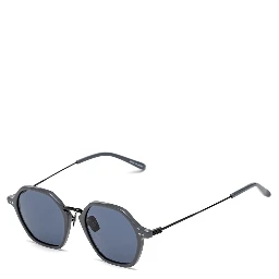 Gray Stainless Steel Sunglasses
