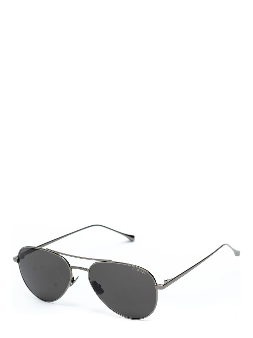 Gray Stainless Steel Sunglasses