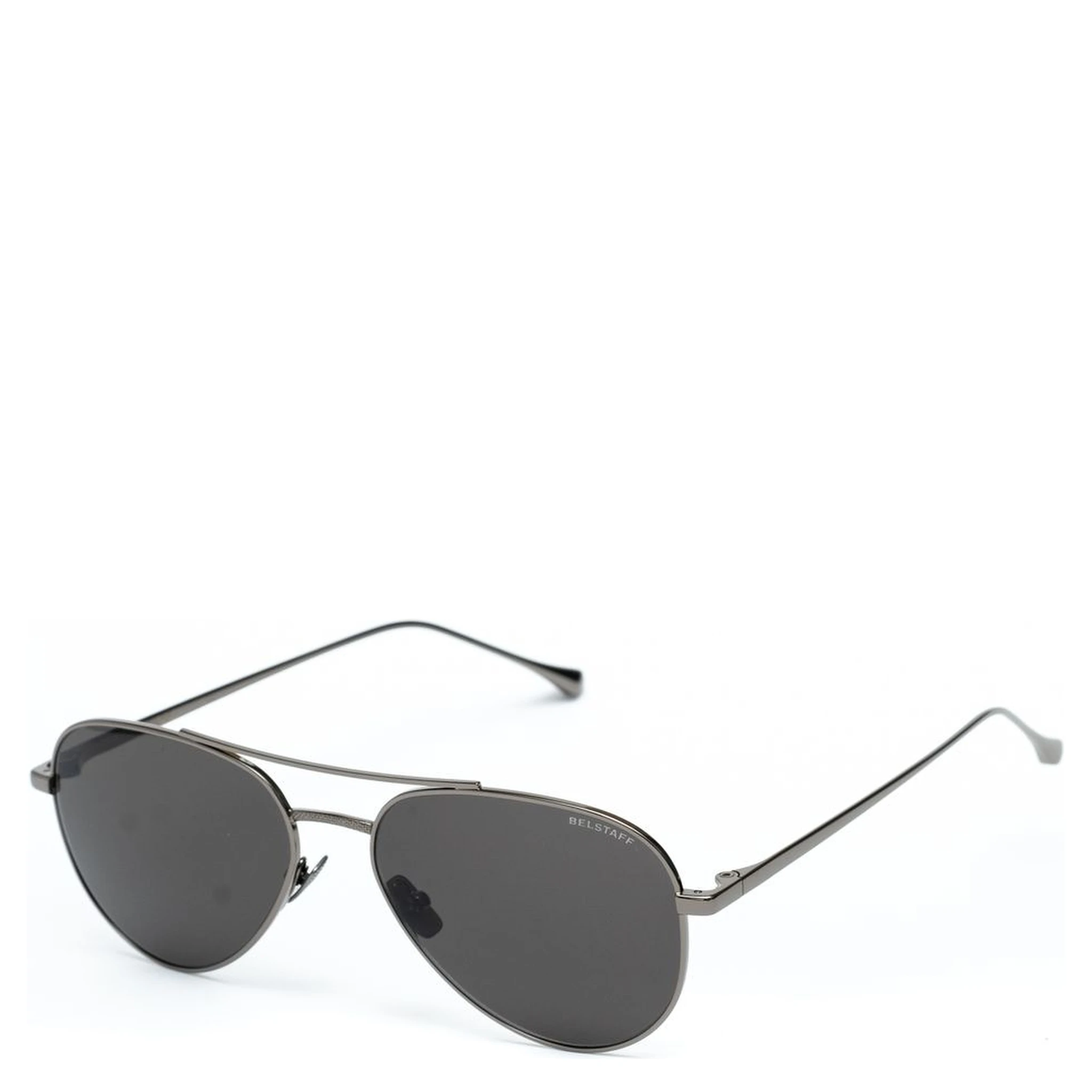 Gray Stainless Steel Sunglasses