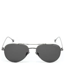 Gray Stainless Steel Sunglasses