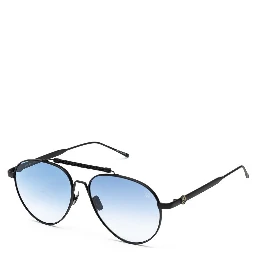 Black Stainless Steel Sunglasses