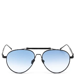 Black Stainless Steel Sunglasses