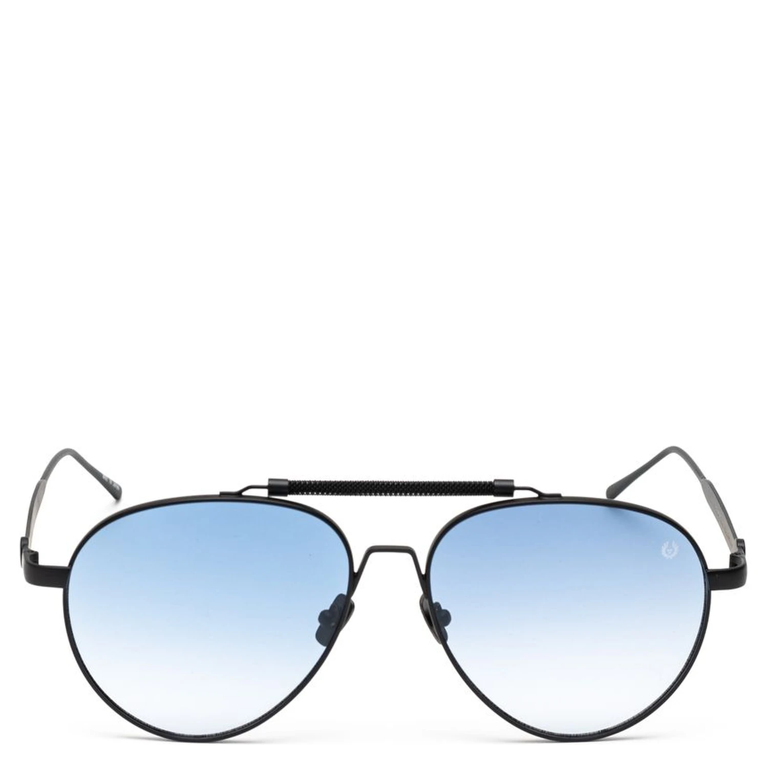 Black Stainless Steel Sunglasses