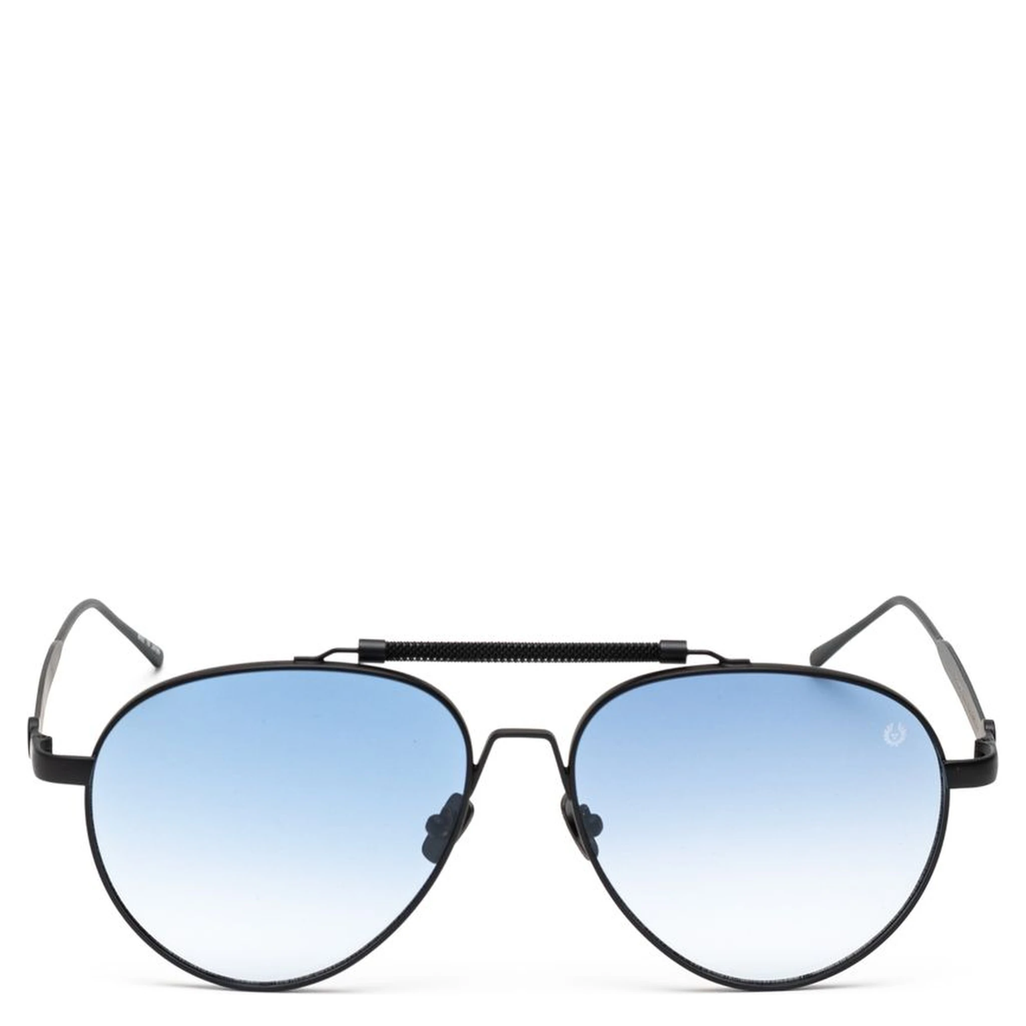 Black Stainless Steel Sunglasses