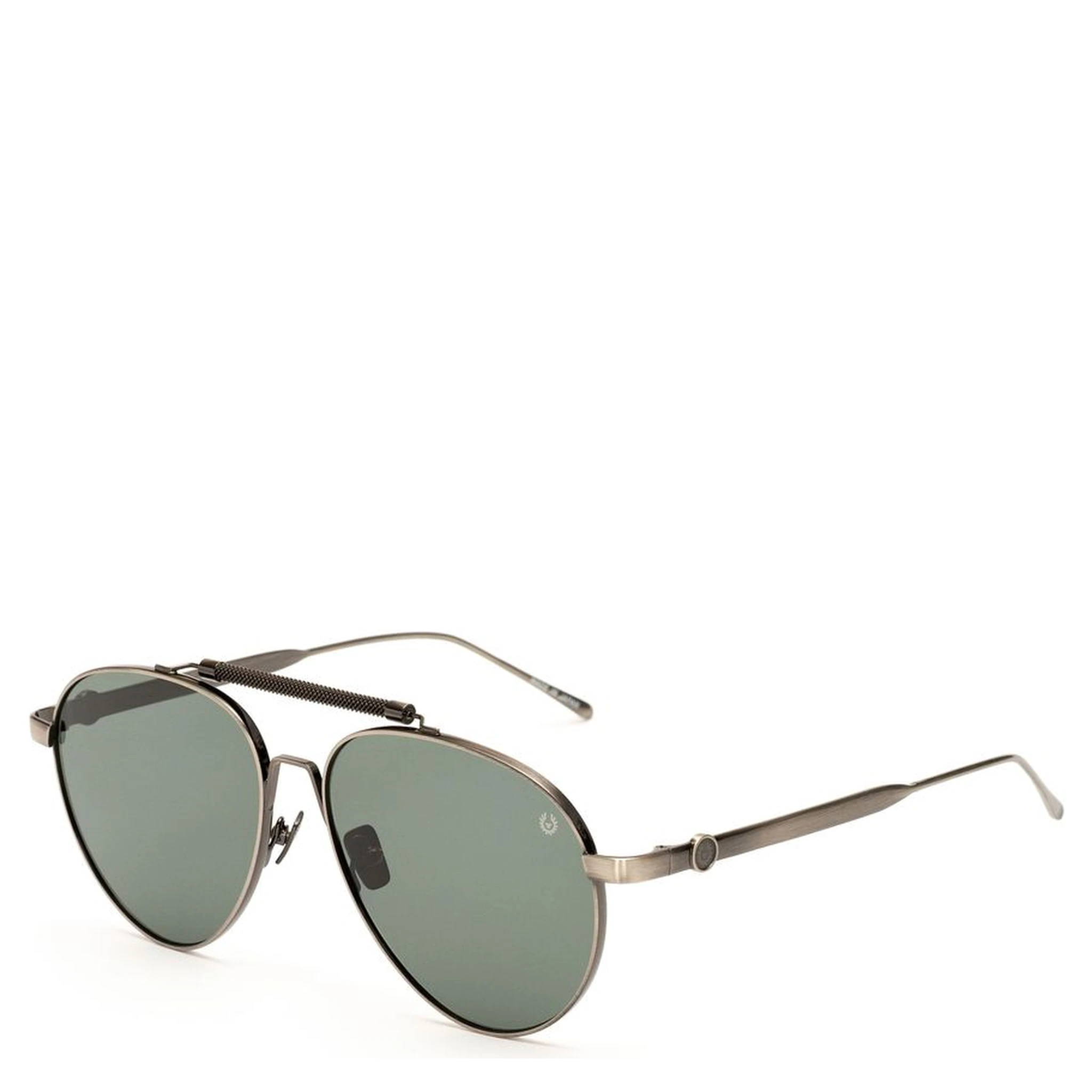 Gray Stainless Steel Sunglasses