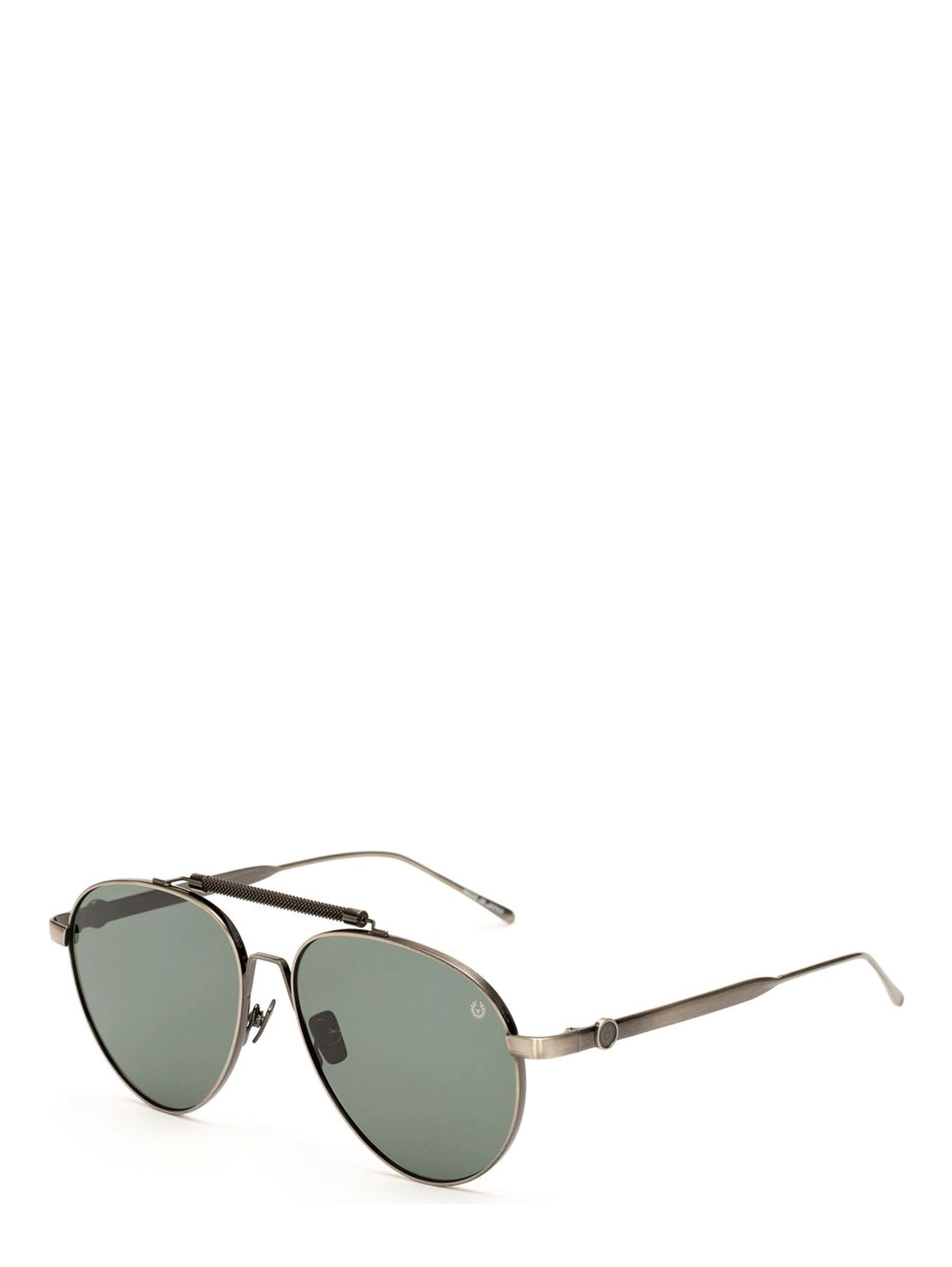 Gray Stainless Steel Sunglasses