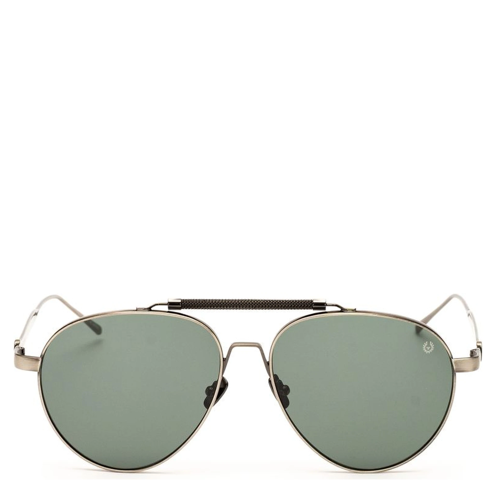 Gray Stainless Steel Sunglasses