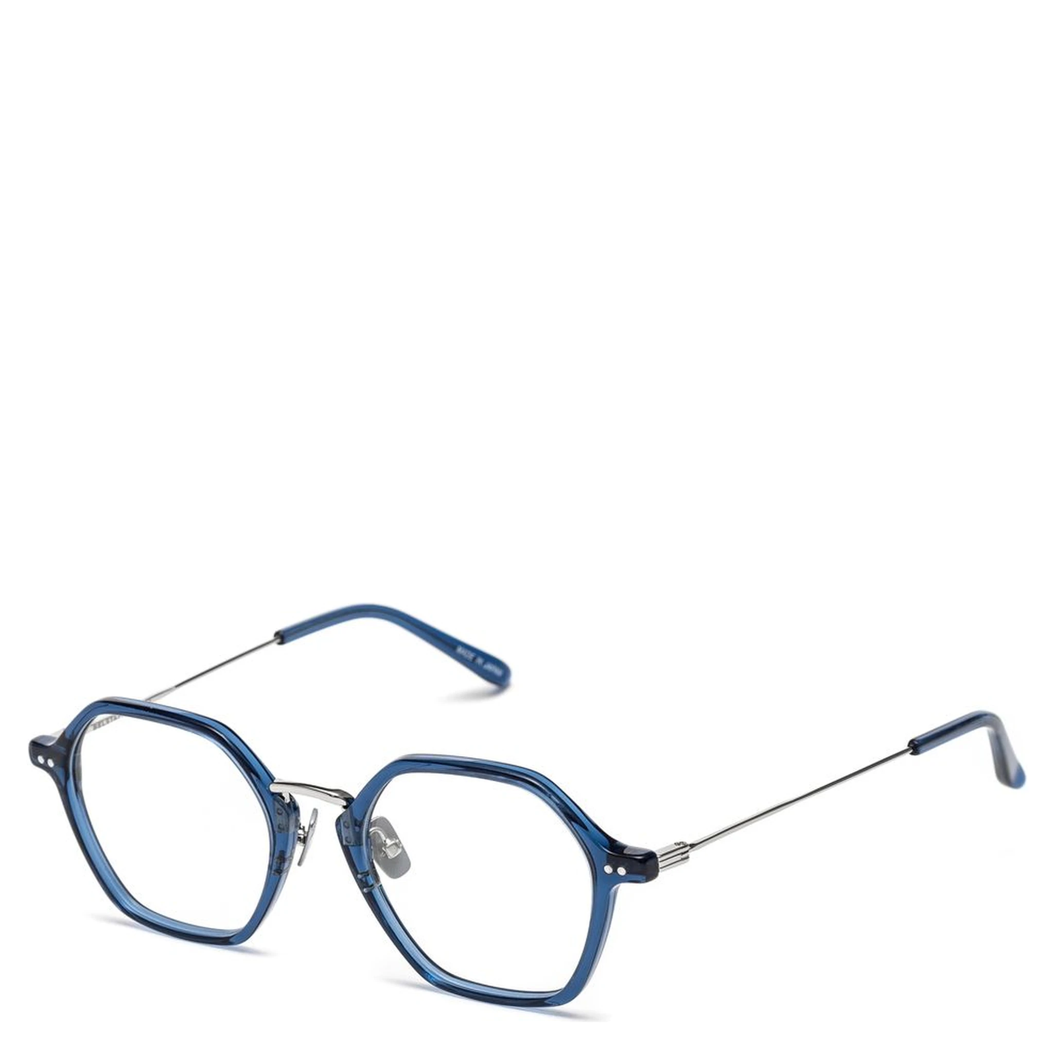 Blue Stainless Steel Glasses (Frames)