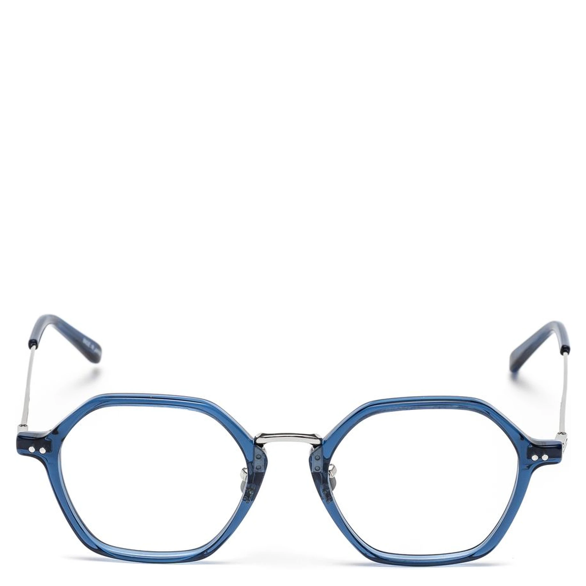 Blue Stainless Steel Glasses (Frames)