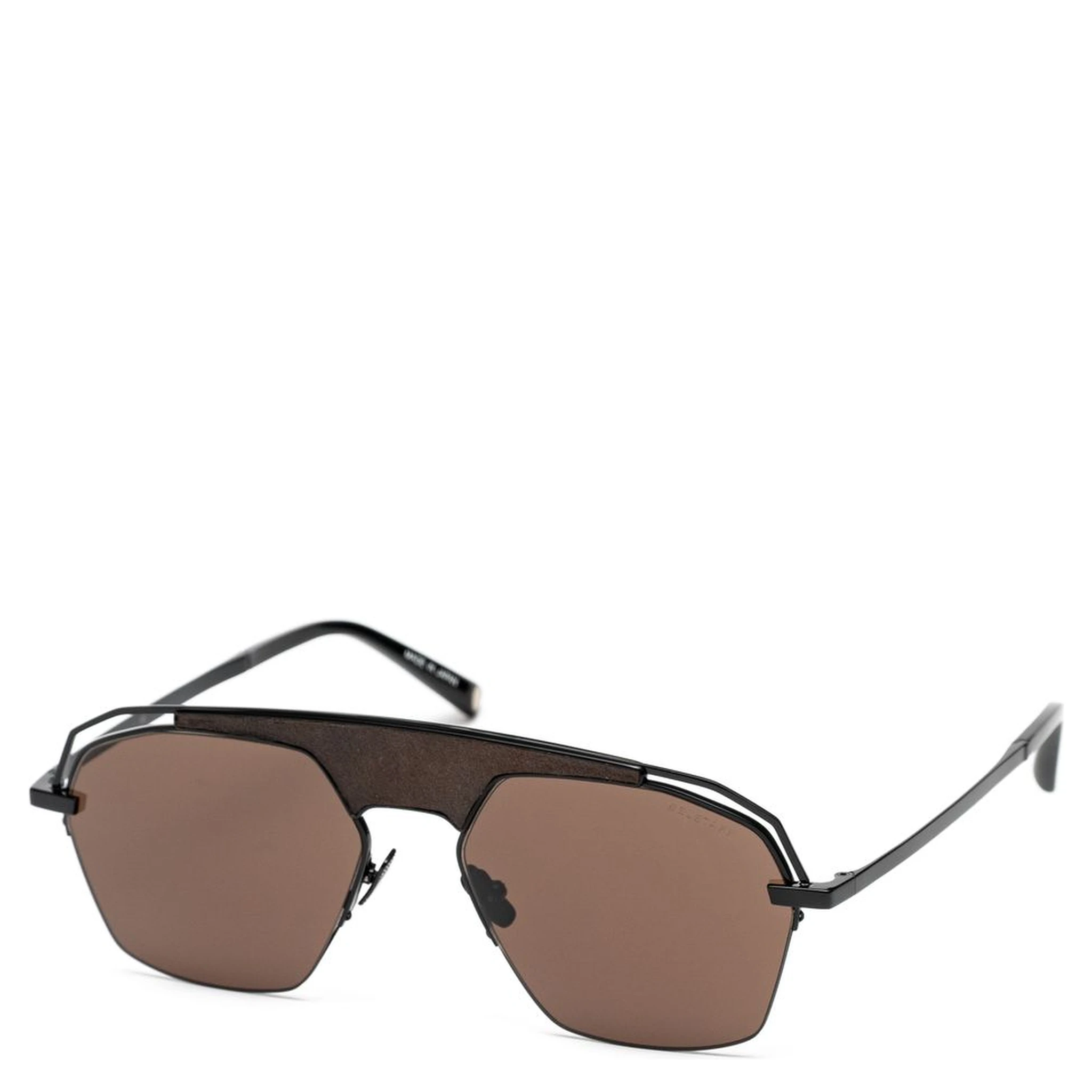Brown Titanium Sunglasses