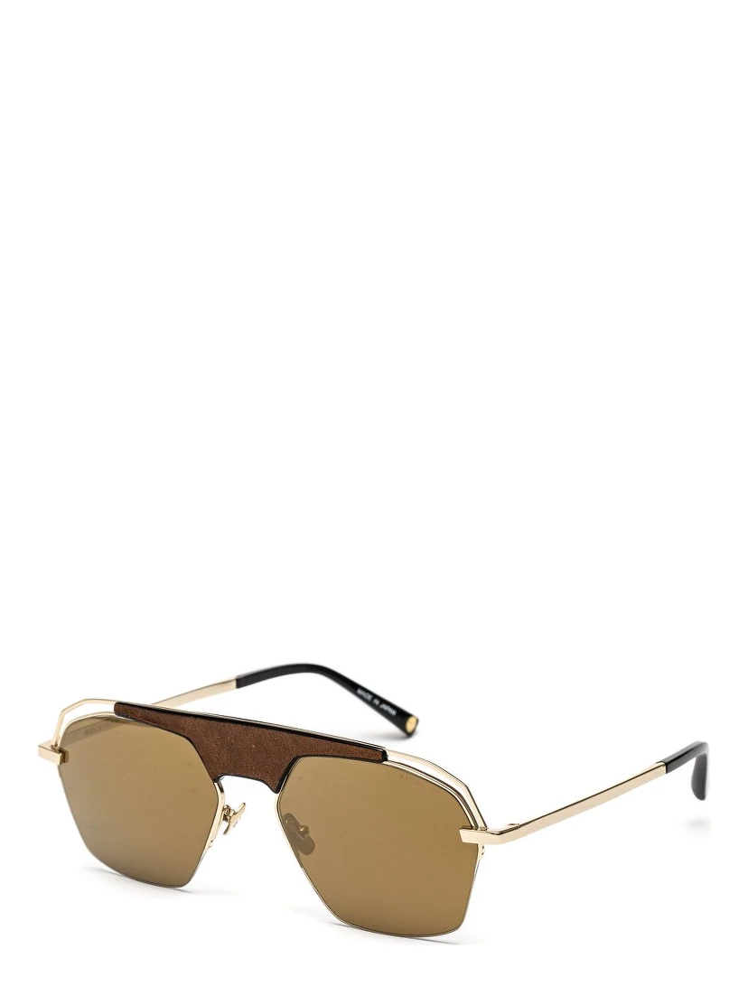 Gold Titanium Sunglasses