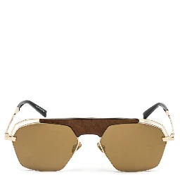 Gold Titanium Sunglasses