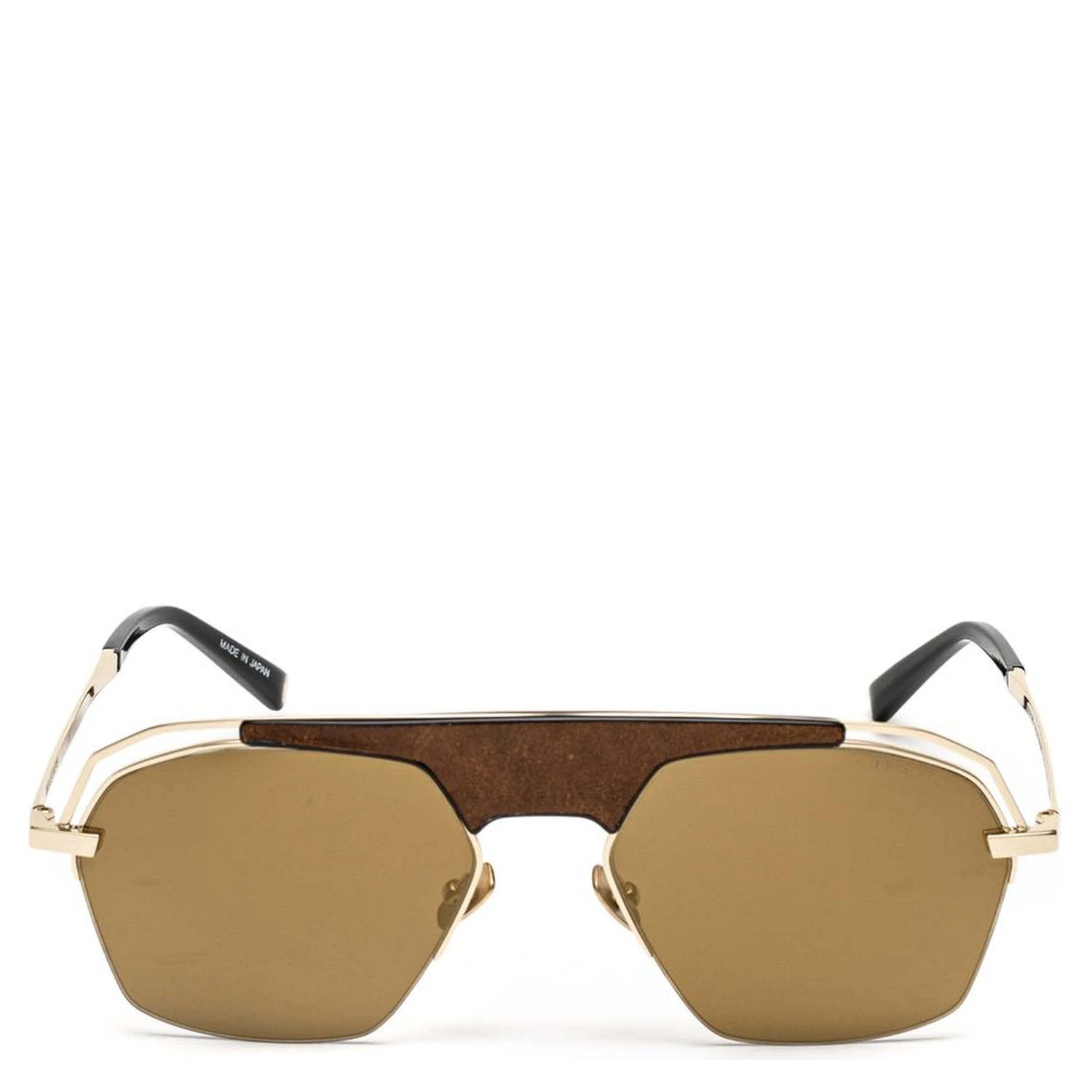 Gold Titanium Sunglasses