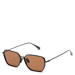 Black Stainless Steel Sunglasses