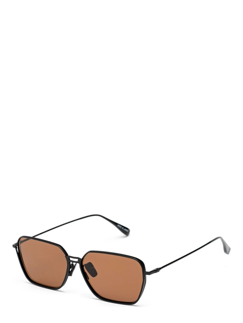 Black Stainless Steel Sunglasses