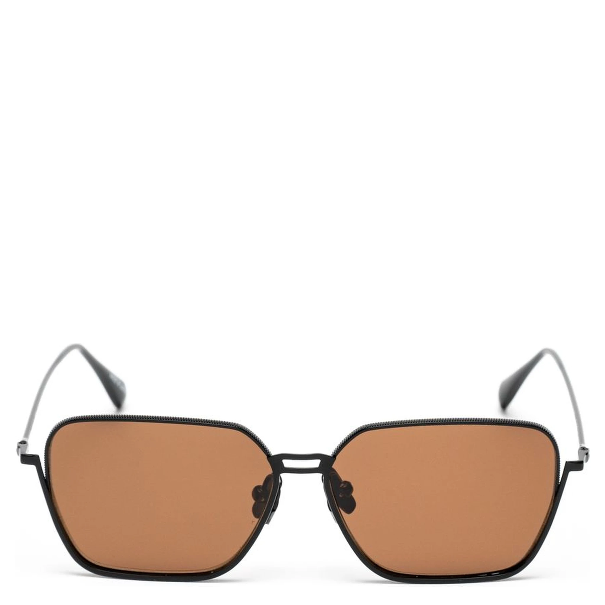Black Stainless Steel Sunglasses