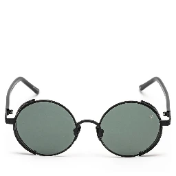 Black Stainless Steel Sunglasses