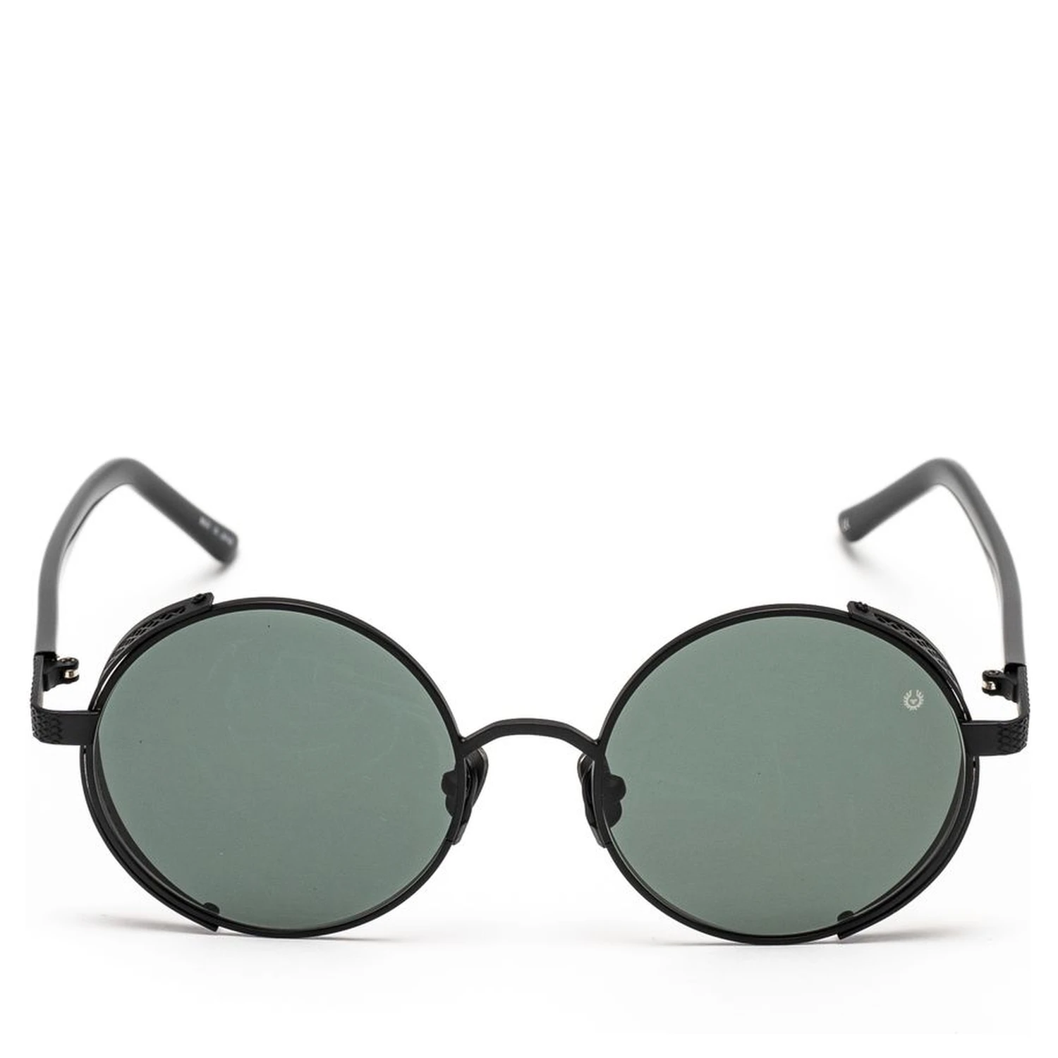 Black Stainless Steel Sunglasses