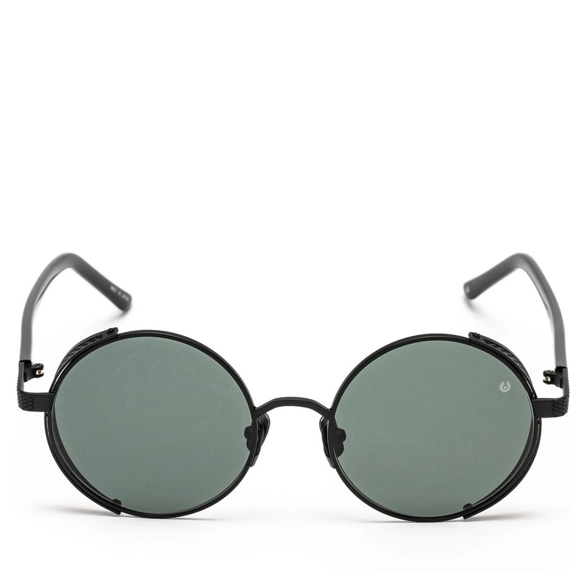 Black Stainless Steel Sunglasses